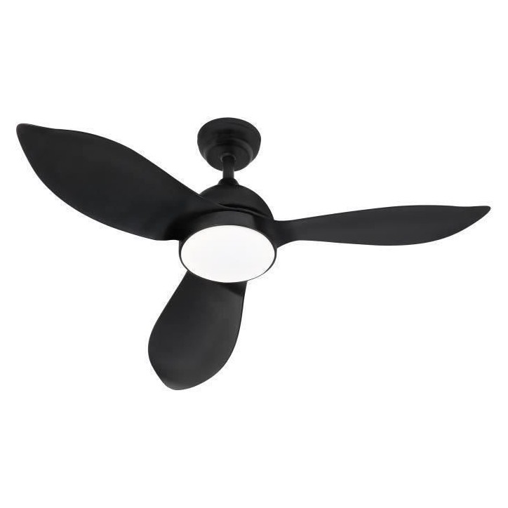 CORSICA Noir- Ventilateur de plafond Ø116cm 70W + éclairage LED CORSICA Noir- Ventilateur de plafond Ø116cm 70W + éclairage LED