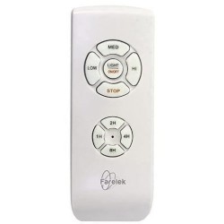 CORSICA Noir- Ventilateur de plafond Ø116cm 70W + éclairage LED