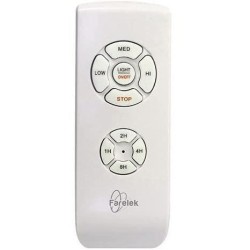 OKLAHOMA Noir & Bois - Ventilateur de plafond Ø137cm 100W + éclairag