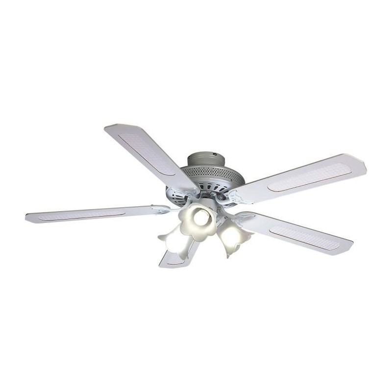 Ventilateur de plafond réversible FARELEK BALEARES - Ø 132 cm, 5 pal