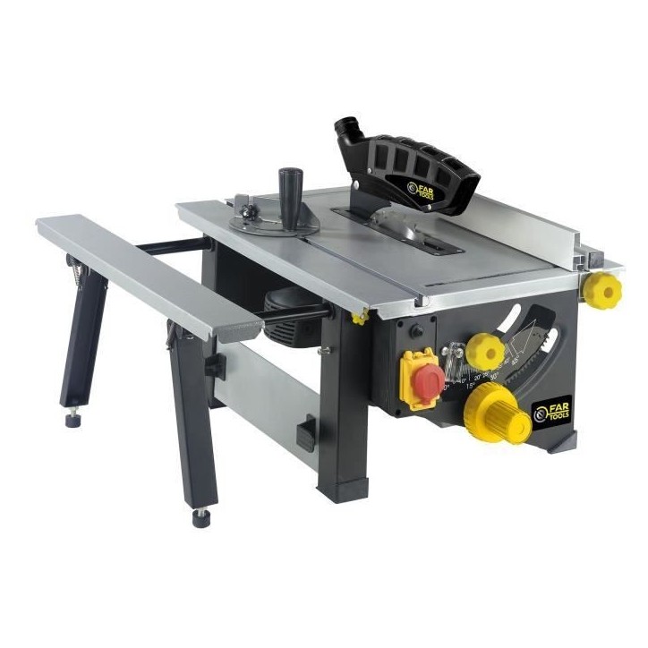 Scie de table - FARTOOLS - TS 1200 - 1200 W - Diametre 210 mm - Capacité de coupe 48 mm Scie de table - FARTOOLS - TS 1200 - 1200 W - Diametre 210 mm - Capacité de coupe 48 mm