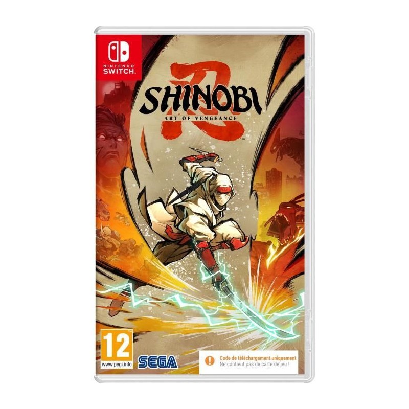 Shinobi : Art of Veneance - Jeu Nintendo Switch - Code in a Box Shinobi : Art of Veneance - Jeu Nintendo Switch - Code in a Box