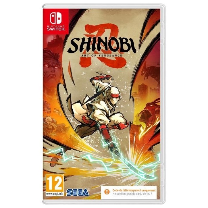 Shinobi : Art of Veneance - Jeu Nintendo Switch - Code in a Box Shinobi : Art of Veneance - Jeu Nintendo Switch - Code in a Box