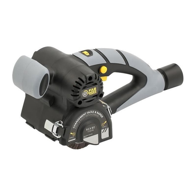 Rénovateur compact 420W brosse a lamelles abrasives Ø80mm Rénovateur compact 420W brosse a lamelles abrasives Ø80mm