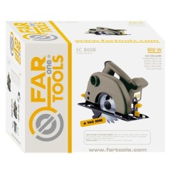 Scie circulaire FARTOOLS ONE SC 800B - 800 W - Ø 140 mm - 24 dents -