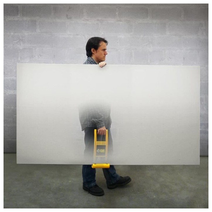 Poignée de transport pour plaque de plâtre - FARTOOLS - 30 kg - Jaune - Adulte Poignée de transport pour plaque de plâtre - FARTOOLS - 30 kg - Jaune - Adulte