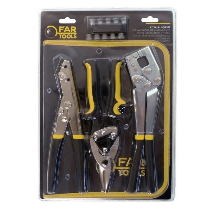 Kit de pince du plaquiste - FARTOOLS - cisaille - grignoteuse - sertisseuse Kit de pince du plaquiste - FARTOOLS - cisaille - grignoteuse - sertisseuse