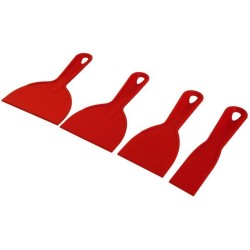 Set de 4 couteaux a enduire FARTOOLS - Largeur 3,5/75/100/125 mm - Id