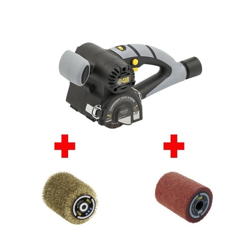 FARTOOLS PACK REX80 RENOVATEUR COMPACT + BROSSE FIL LAITONNE + + BROSS FARTOOLS PACK REX80 RENOVATEUR COMPACT + BROSSE FIL LAITONNE + + BROSS