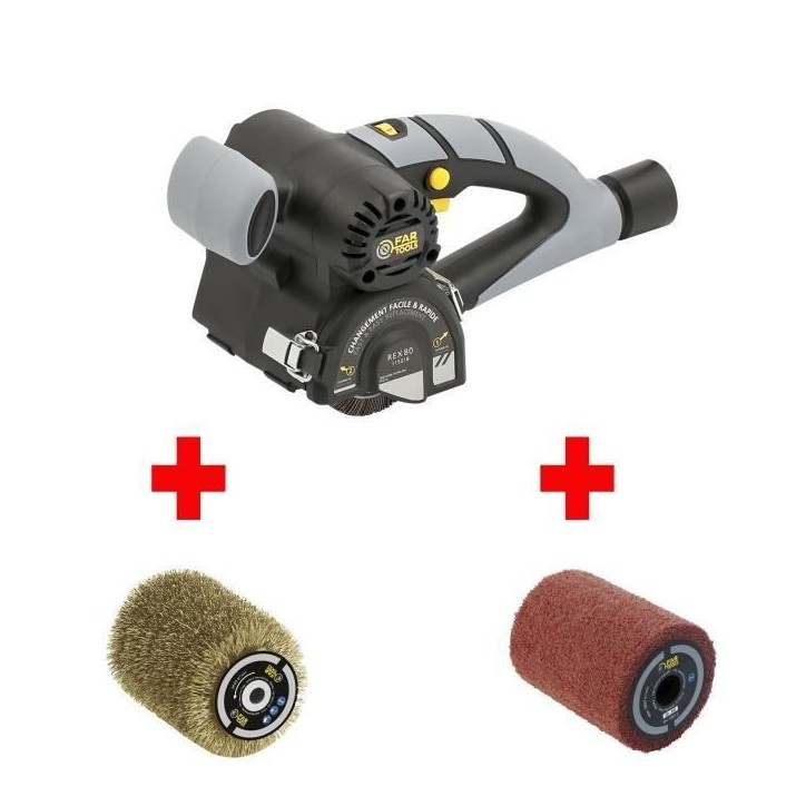 FARTOOLS PACK REX80 RENOVATEUR COMPACT + BROSSE FIL LAITONNE + + BROSSE FIBRE SYNTHETIQUE FARTOOLS PACK REX80 RENOVATEUR COMPACT + BROSSE FIL LAITONNE + + BROSSE FIBRE SYNTHETIQUE