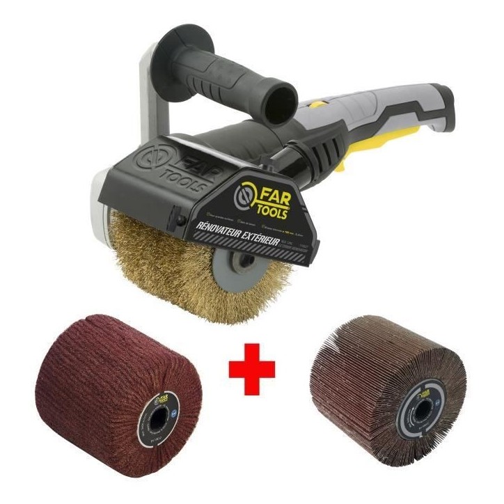 FARTOOLS - Rénovateur REX120C - Spécial bois et métal - Surfaces planes FARTOOLS - Rénovateur REX120C - Spécial bois et métal - Surfaces planes