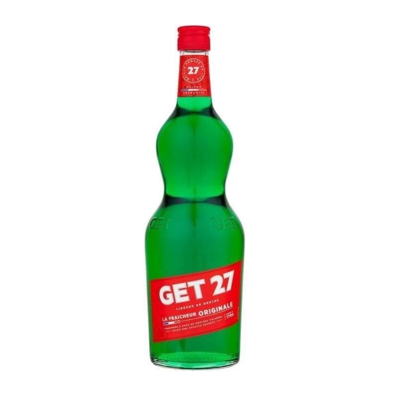 Liqueur Get 27 - Liqueur de menthe - France - 17.9%vol - 100cl Liqueur Get 27 - Liqueur de menthe - France - 17.9%vol - 100cl