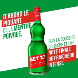 Liqueur Get 27 - Liqueur de menthe - France - 17.9%vol - 100cl