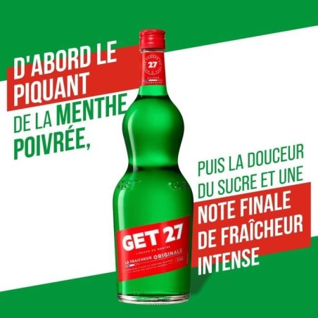 Liqueur Get 27 - Liqueur de menthe - France - 17.9%vol - 100cl