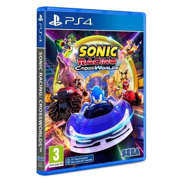 Sonic Racing : CrossWorlds - Jeu PS4 Sonic Racing : CrossWorlds - Jeu PS4