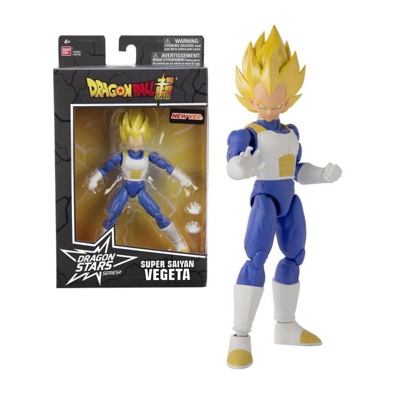 Figurine Dragon Ball Super - Super Saiyan Vegeta - 17 cm - 16 points d Figurine Dragon Ball Super - Super Saiyan Vegeta - 17 cm - 16 points d
