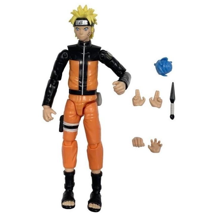Figurine Anime Heroes Naruto Uzumaki 17 cm - BANDAI - Collectionnez toutes les figurines Anime Heroes de Bandai
