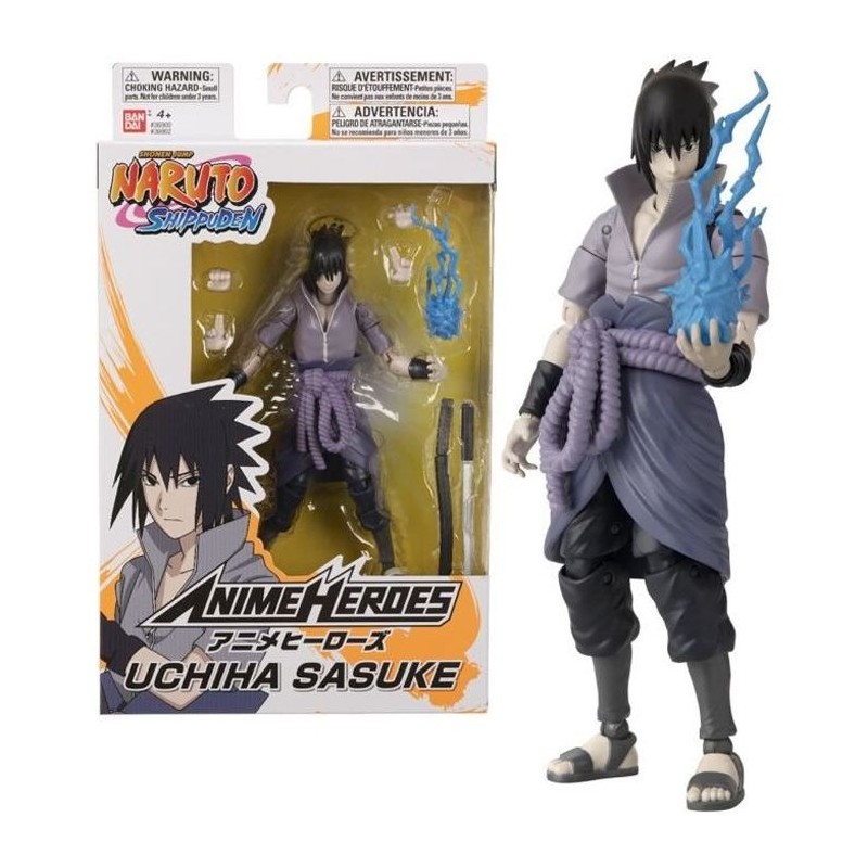 Figurine Anime Heroes 17 cm - Sasuke Uchiwa - BANDAI Naruto Shippuden Figurine Anime Heroes 17 cm - Sasuke Uchiwa - BANDAI Naruto Shippuden