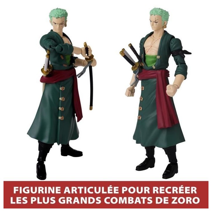 Figurine Anime Heroes 17 cm - Roronoa Zoro - BANDAI One Piece Figurine Anime Heroes 17 cm - Roronoa Zoro - BANDAI One Piece