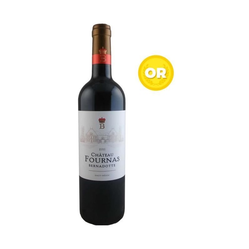 Château Fournas Bernadotte 2011 Haut-Médoc - Vin rouge de Bordeaux Château Fournas Bernadotte 2011 Haut-Médoc - Vin rouge de Bordeaux