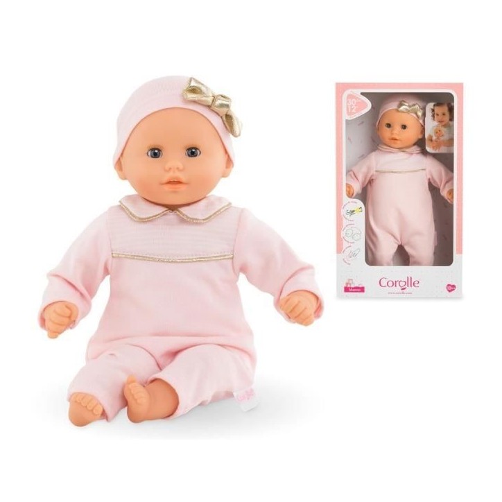 Mon Premier Poupon COROLLE - Bébé Calin Manon - 30 cm - senteur de vanille - des 18 mois Mon Premier Poupon COROLLE - Bébé Calin Manon - 30 cm - senteur de vanille - des 18 mois
