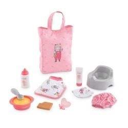 COROLLE - Grand Coffret d'accessoires pour poupon 30 cm - 11 accessoir