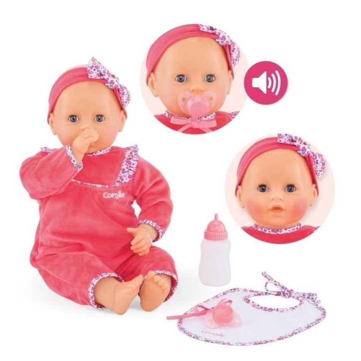 COROLLE - Mon Grand Poupon - Lila Chérie - 42cm - poupon interactif des 2 ans