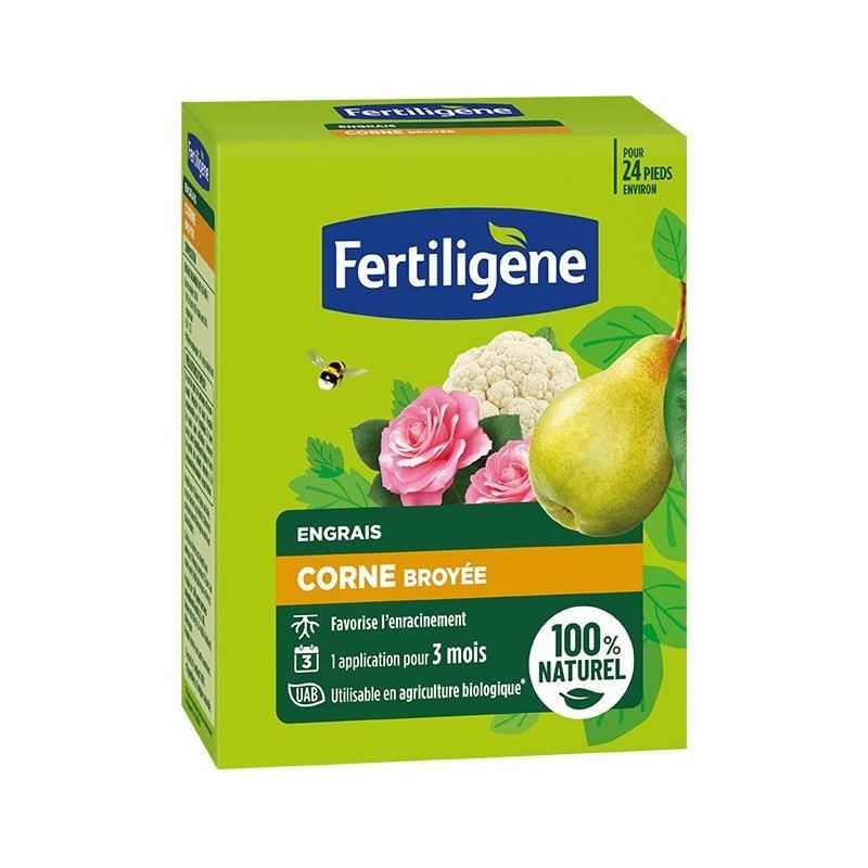 Engrais corne broyée UAB FERTILIGENE - FCOR12 - 1,2 kg - Pour l'enrac Engrais corne broyée UAB FERTILIGENE - FCOR12 - 1,2 kg - Pour l'enrac