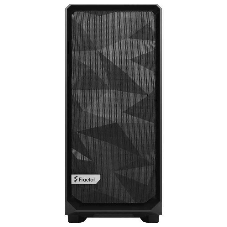 FRACTAL DESIGN - Boîtier PC Meshify 2 Compact Noir Panneau Verre Trempé Teinte Claire