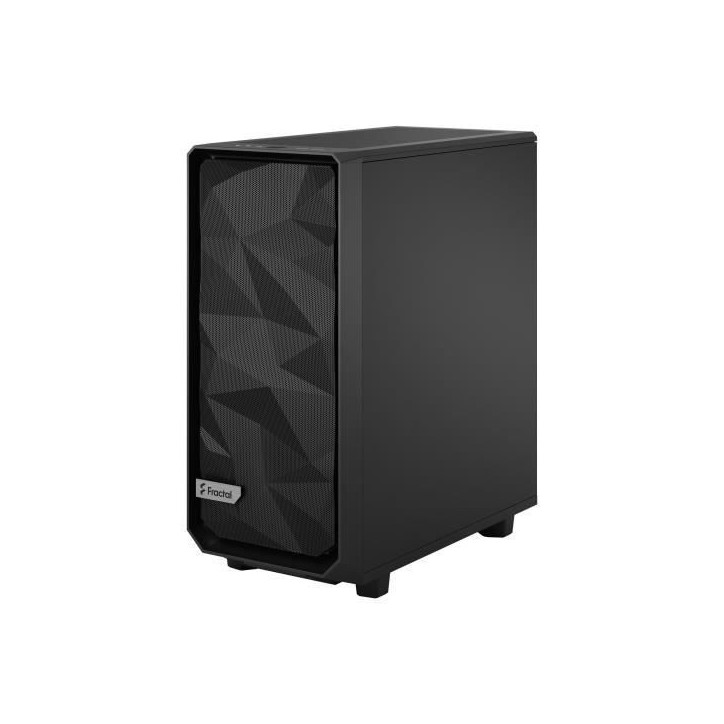 FRACTAL DESIGN - Boîtier PC Meshify 2 Compact Noir Panneau Verre Trempé Teinte Claire