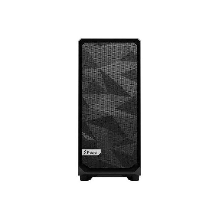 FRACTAL DESIGN - Boîtier PC Meshify 2 Compact Noir Panneau Verre Trempé Teinte Claire