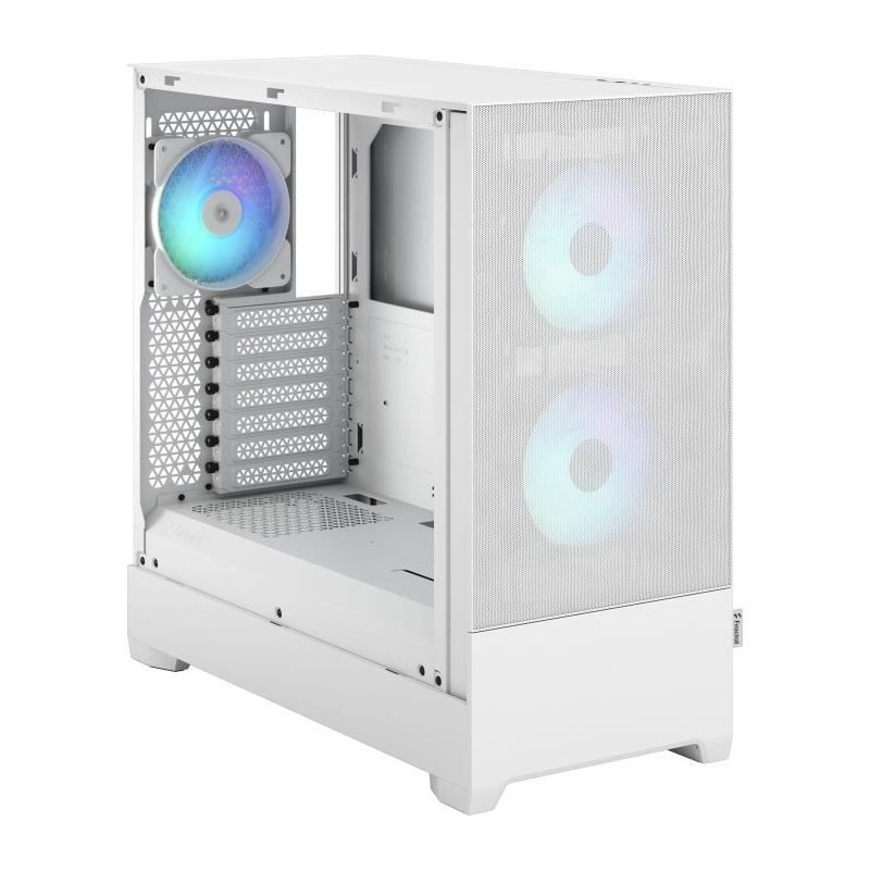 Boîtier PC - FRACTAL DESIGN - Pop Air RGB White TG - Blanc (FD-C-POR1 Boîtier PC - FRACTAL DESIGN - Pop Air RGB White TG - Blanc (FD-C-POR1