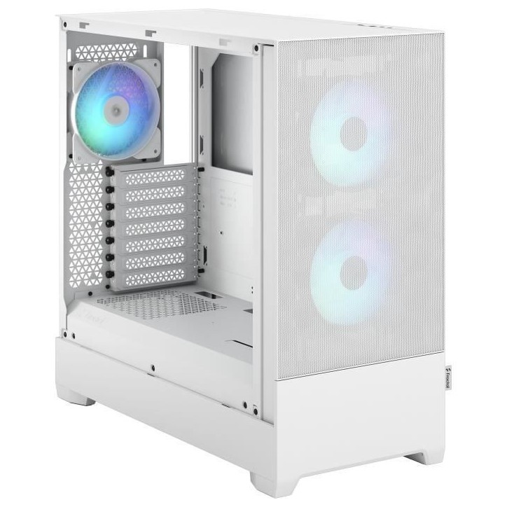 Boîtier PC - FRACTAL DESIGN - Pop Air RGB White TG - Blanc (FD-C-POR1A-01) Boîtier PC - FRACTAL DESIGN - Pop Air RGB White TG - Blanc (FD-C-POR1A-01)