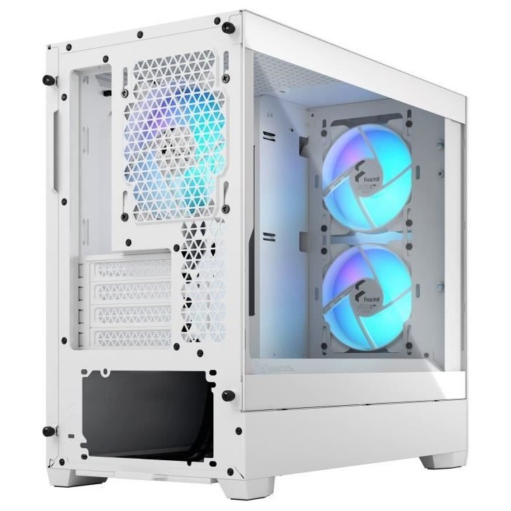 FRACTAL DESIGN - Pop Mini Air RGB White TG - Boîtier PC - Blanc (FD-C-POR1M-01)