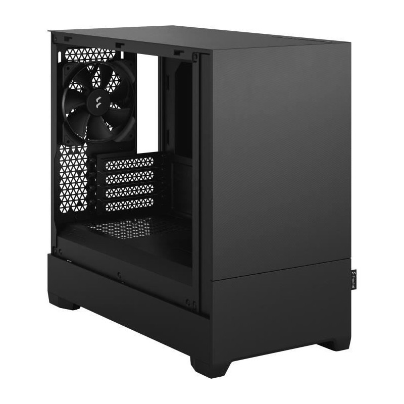 FRACTAL DESIGN - Pop Mini Silent Black Solid - Boîtier PC - Noir (FD-