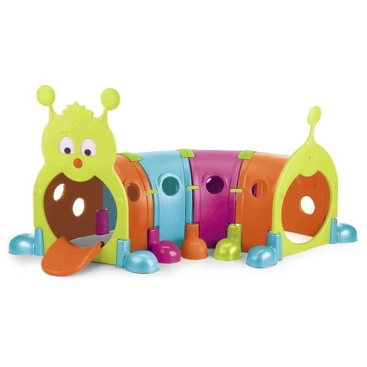 Aire de jeux Tunnel Febergus Chenille - plastique anti-UV - FEBER Aire de jeux Tunnel Febergus Chenille - plastique anti-UV - FEBER