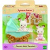 Figurines miniatures - SYLVANIAN FAMILIES - Les jumeaux Lapin Chocolat