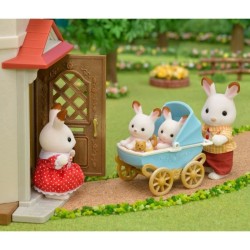 Figurines miniatures - SYLVANIAN FAMILIES - Les jumeaux Lapin Chocolat
