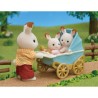 Figurines miniatures - SYLVANIAN FAMILIES - Les jumeaux Lapin Chocolat