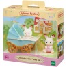 Figurines miniatures - SYLVANIAN FAMILIES - Les jumeaux Lapin Chocolat
