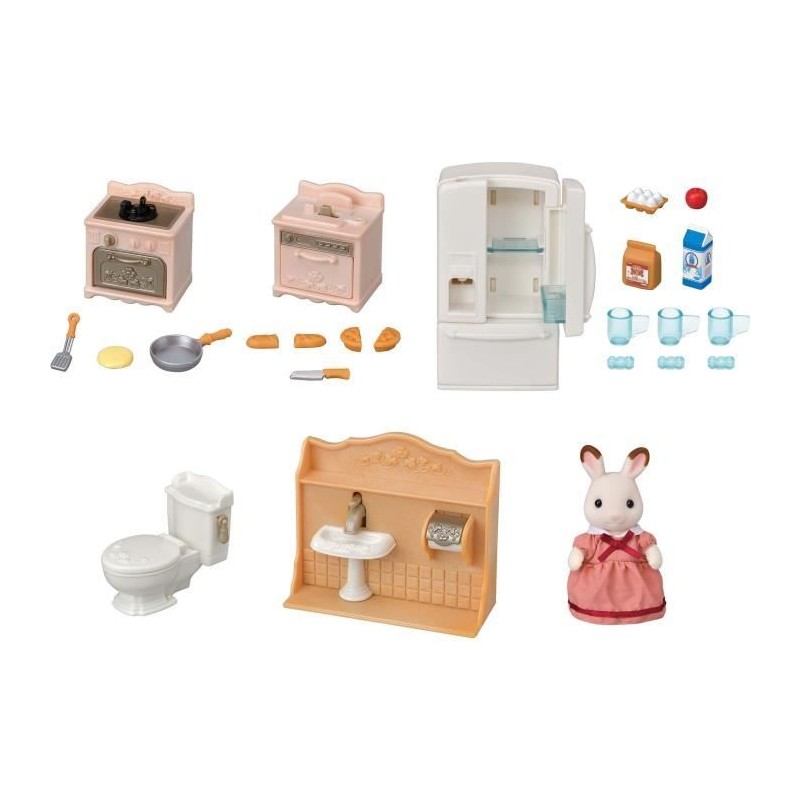 Set d'ameublement cosy cottage et maman - SYLVANIAN FAMILIES - 5449 - Set d'ameublement cosy cottage et maman - SYLVANIAN FAMILIES - 5449 -