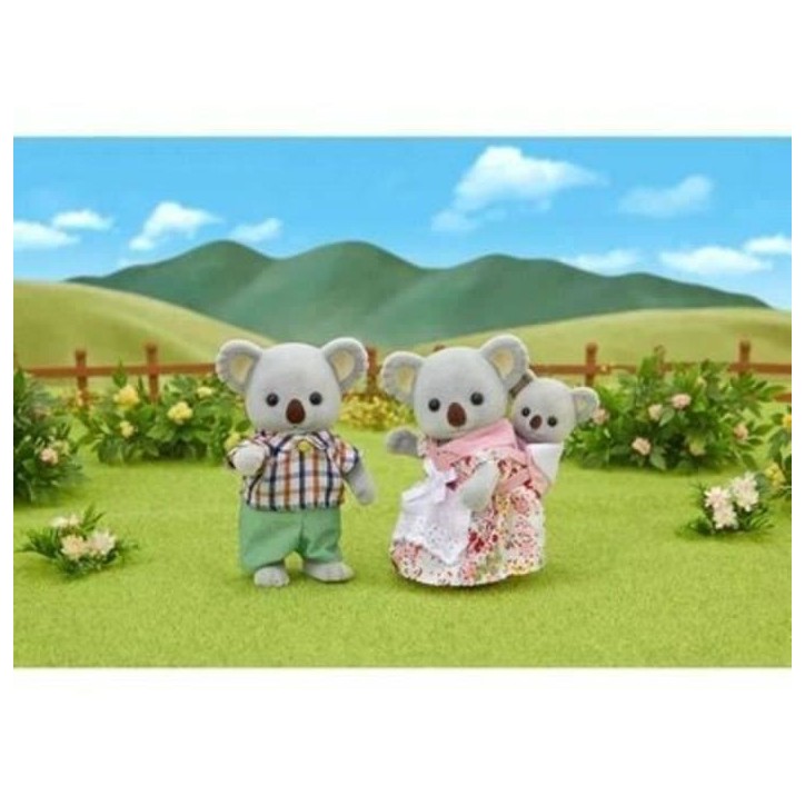 Famille Koala Sylvanian - SYLVANIAN FAMILIES - 5310 - Articulée et Habillée - Gris Famille Koala Sylvanian - SYLVANIAN FAMILIES - 5310 - Articulée et Habillée - Gris