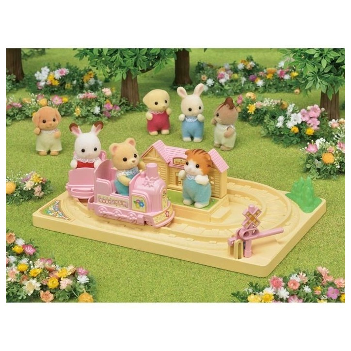 Train Tchou-tchou des bébés - SYLVANIAN FAMILIES - 5320 - La Creche, l'école Train Tchou-tchou des bébés - SYLVANIAN FAMILIES - 5320 - La Creche, l'école