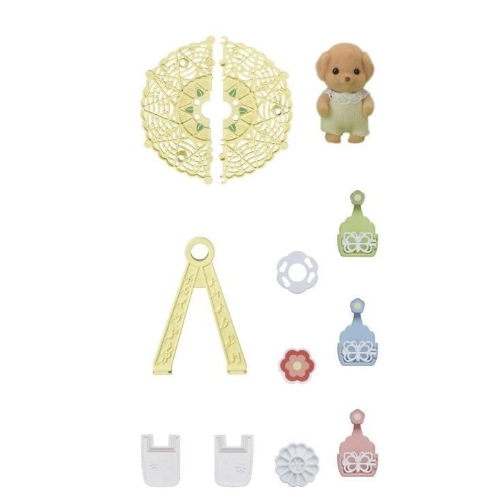 SYLVANIAN FAMILIES - 5333 La grande roue des bébés - Bébé Caniche - Beige - 3 ans et plus SYLVANIAN FAMILIES - 5333 La grande roue des bébés - Bébé Caniche - Beige - 3 ans et plus