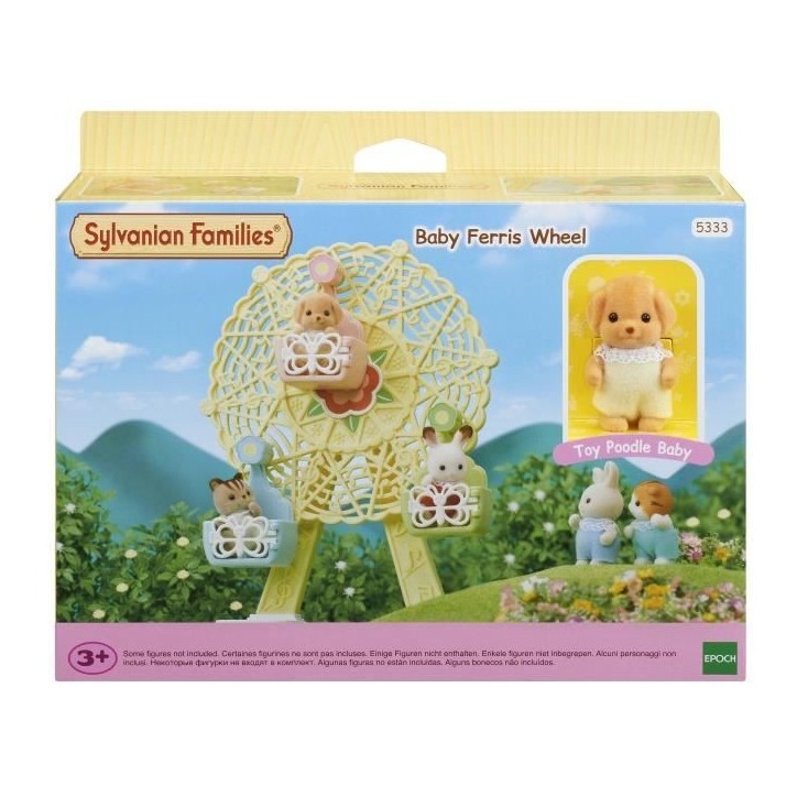 SYLVANIAN FAMILIES - 5333 La grande roue des bébés - Bébé Caniche - Beige - 3 ans et plus SYLVANIAN FAMILIES - 5333 La grande roue des bébés - Bébé Caniche - Beige - 3 ans et plus