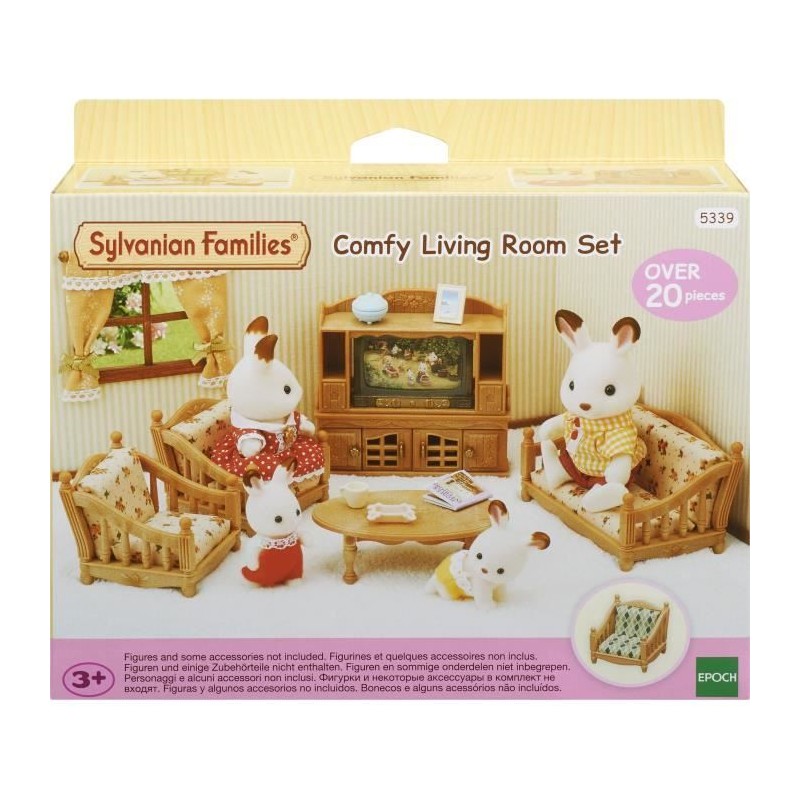 Figurines miniatures - SYLVANIAN FAMILIES - 5339 - La piece a vivre - Figurines miniatures - SYLVANIAN FAMILIES - 5339 - La piece a vivre -