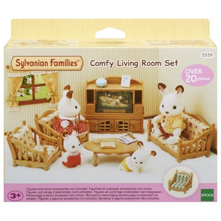 Figurines miniatures - SYLVANIAN FAMILIES - 5339 - La piece a vivre - Meubles et accessoires pour enfants Figurines miniatures - SYLVANIAN FAMILIES - 5339 - La piece a vivre - Meubles et accessoires pour enfants