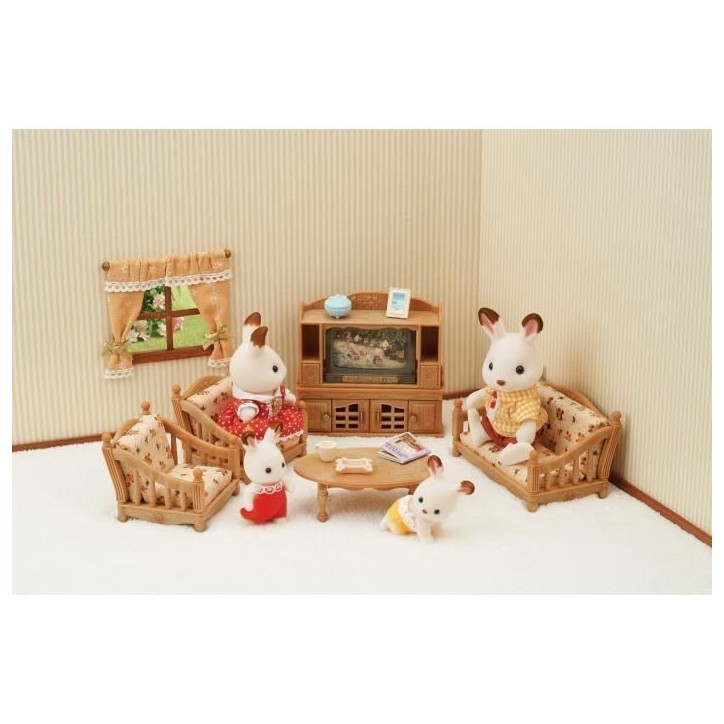 Figurines miniatures - SYLVANIAN FAMILIES - 5339 - La piece a vivre - Meubles et accessoires pour enfants Figurines miniatures - SYLVANIAN FAMILIES - 5339 - La piece a vivre - Meubles et accessoires pour enfants