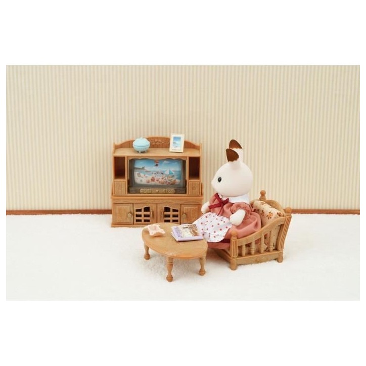 Figurines miniatures - SYLVANIAN FAMILIES - 5339 - La piece a vivre - Meubles et accessoires pour enfants Figurines miniatures - SYLVANIAN FAMILIES - 5339 - La piece a vivre - Meubles et accessoires pour enfants