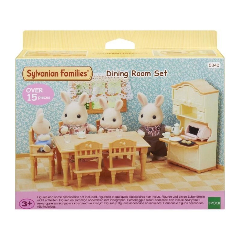 Figurines miniatures - SYLVANIAN FAMILIES - La salle a manger - Set co Figurines miniatures - SYLVANIAN FAMILIES - La salle a manger - Set co